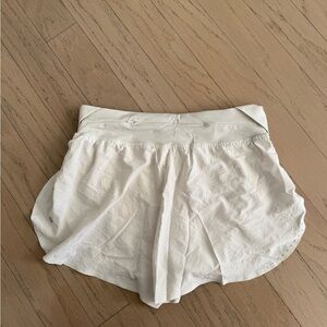 Lululemon Fast & Free White Shorts